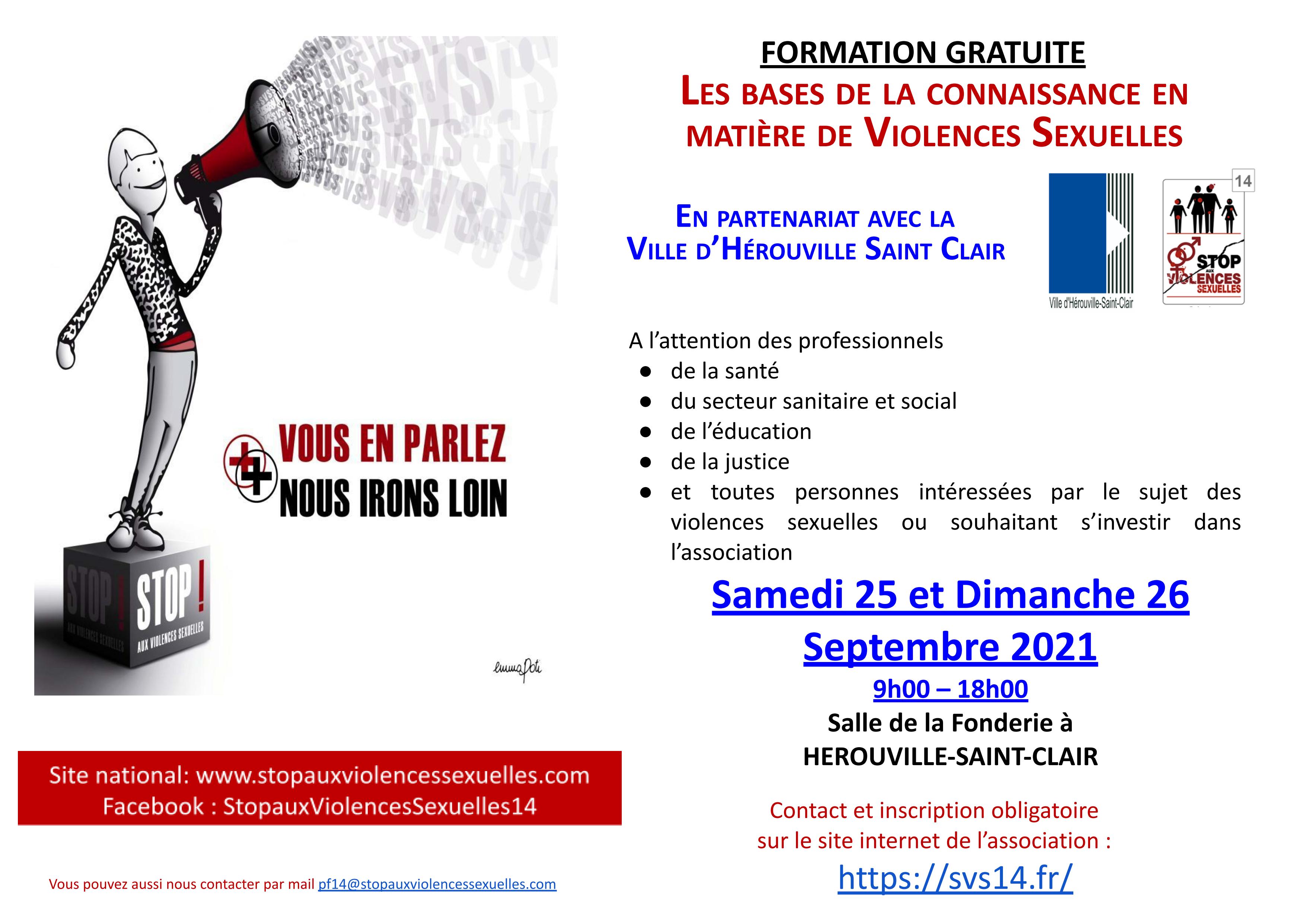 Formation gratuite Les Bases de la Connaissance en matière de Violences Sexuelles